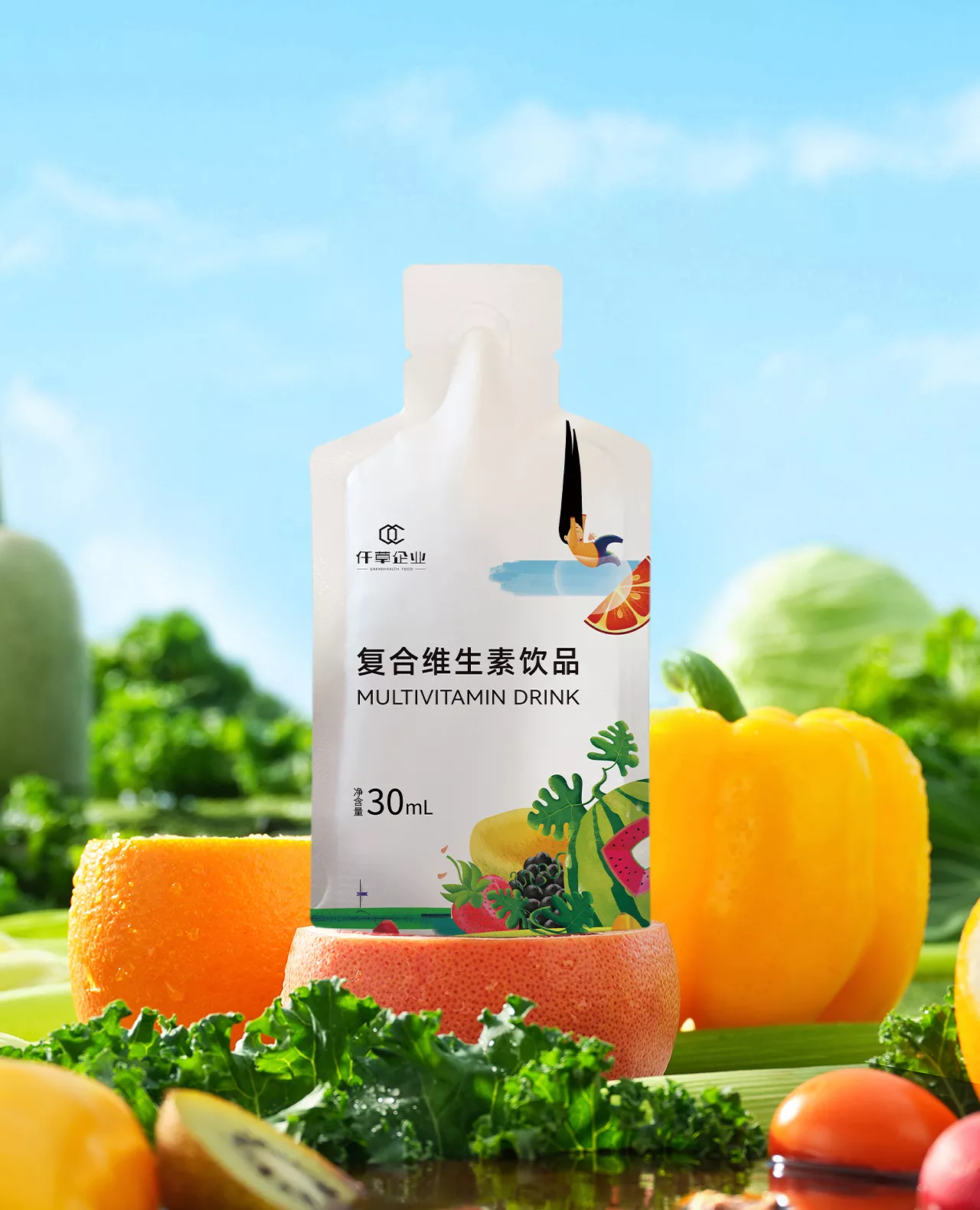 复合维生素果味饮料OEM贴牌代工